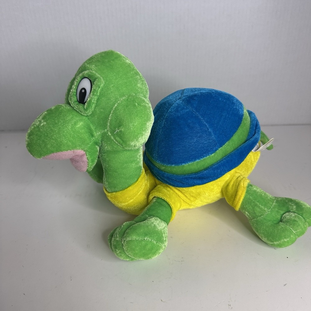 Vintage Cartoon Turtle Las‎ Vegas Circus Circus Stuffed Animal Plush 9"